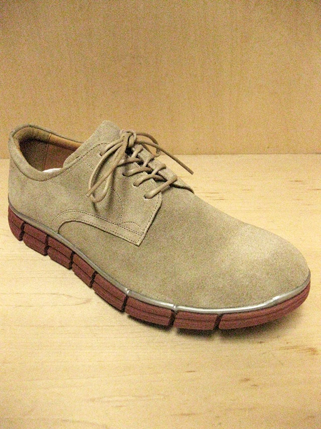 HIROSHI TSUBOUCHI PLANE TOE SNEAKER SUEDE BEIGE “Darty Bucks